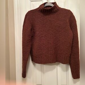 Old Navy Rich Brown Cowl Neck Sweater